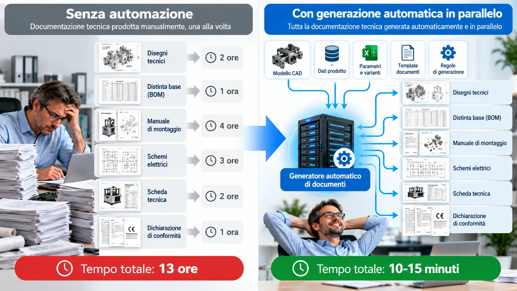 Vantaggi generazione automatica documenti